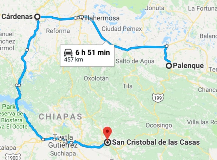 palenque to san crist